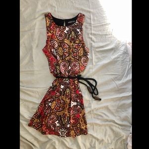 Paisley Print Dress